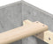 vidaXL - Bedframe - 90x200 - cm - Betongrijs - Gemaakt - van - Hout