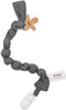 Snoozebaby Speenkoord - Fopspeenkoord biologisch katoen - Veilig bevestigingsclip - Dark Green