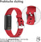 imoshion Siliconen bandje - Geschikt voor Fitbit Luxe - Rood - One Size