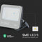 V-TAC VT-4455 - LED Schijnwerper 50W - 6750 Lumen - IP65 Waterdicht - Zwart - 4000K