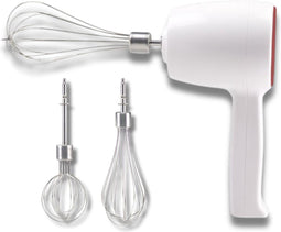 Beper Handmixer - Draadloze Keukenmixer met 5 Snelheden - USB Oplaadbaar - Wit