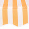 vidaXL - Luifel - handmatig - uittrekbaar - 300 - cm - oranje - en - witte - strepen