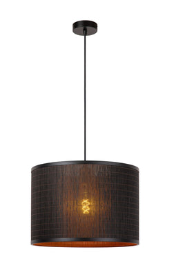 Lucide TAGALOG - Hanglamp - 40 cm - Dimbaar - Zwart