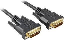 Sharkoon 3m DVI-D - Monitorkabel DVI-D->DVI-D - Male/male - Zwart