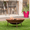 RedFire – Tulsa – Bruin - Staal – Vuurschaal – Fire Pit – Stevig staal - Industrieel – Terrasverwarming – Sfeerhaard – Roest
