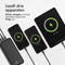 iMoshion® Powerbank 27000 mAh - Snellader & batterij-indicator - Geschikt voor o.a. iPhone & Samsung - 18 Watt - USB A, USB C & Micro USB - Zwart