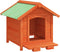 vidaXL - Hondenhok - 65x65x61,5 - cm - massief - grenenhout - bruin