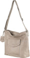 Burkely Just Jackie - Crossover Hobo - Verstelbare schouderriem - Light Grey