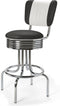 Bel Air Retro Barkruk BS-28-66-CB Zwart