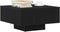 vidaXL - Salontafel - Zwart - Eiken - 60x60x31,5 - cm - Geengineerd - Hout