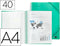 Liderpapel EC15, Project folder, A4, Groen, Elastische band, 310 mm, 250 mm