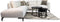 Hoekbank links 2.5-zits Stockton - 248x261x88 - Alpine - Ivory 101