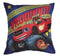 Nickelodeon Blaze Zoom - Kussen - 40 x 40 cm - Blauw/Groen/Rood