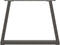 vidaXL - Eettafelpoten - 2 - st - V-vormig - 60x(42-43,3) - cm - staal - antraciet