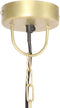 vidaXL Hanglamp industrieel rond 25 W E27 30 cm messingkleurig