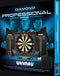 WINMAU Diamond Plus - Professional Dart Set - Dartbord met Zwart Cabinet en Oche Line - (2 sets)