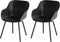 Hartman Sophie Elegance - Tuinstoel - Ergonomisch zitcomfort - Zwart (set van 2)