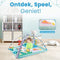 MM Brands Babygym - Speelgym - 5 speeltjes - 90 x 70 x 50 cm (0-24 maanden)