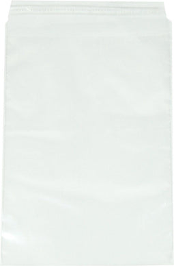 Plastic zakken met plakstrip (pe) 225 x 310 + 50 mm 50 micron