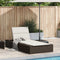 vidaXL - Ligbed - met - zwevend - kussen - poly - rattan - bruin