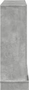 vidaXL - Haardombouw - 100x30x87,5 - cm - bewerkt - hout - betongrijs