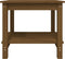 vidaXL - Salontafel - 50x50x45 - cm - massief - grenenhout - honingbruin