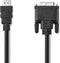 Nedis CCGP34800BK20 - HDMI naar DVI-D Kabel - 2.0 m - Zwart