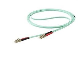 Startech.com 450FBLCLC10 - OM4 LC naar LC Multimode Duplex glasvezel netwerkkabel - 10 m - Blauw