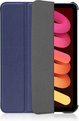 Just in Case Apple iPad Mini 6 (2021) - Smart Tri-Fold Case - Stijlvolle bescherming - Blauw