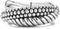TI SENTO Ring - 925 zilver - Drie banden gerhodineerd - Zilver - Maat 17.25 mm (maat 54)