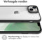 imoshion Hoesje Geschikt voor iPhone 14 Plus Hoesje - imoshion Rugged Hybrid Case - Zwart / Transparant