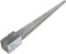 vidaXL - Grondpinnen - 6 - st - 9x9x90 - cm - gegalvaniseerd - staal - zilverkleurig