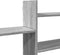 vidaXL - Wandschap - 167,5x18x68 - cm - bewerkt - hout - grijs - sonoma - eikenkleurig