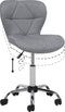 VALETTA - Bureaustoel - Grijs - Polyester