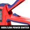 Workpro Nietmachine - Ergonomisch handvat - Blauw Rood