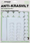 Benson Antikrasvilt - Plakvilt - Sterk klevend - Wit (80 stuks)