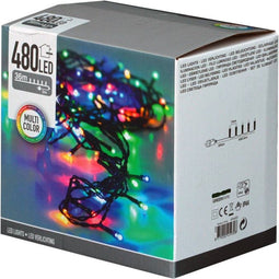 Kerstverlichting - gekleurd - 480 LEDs - buiten - 36 m - kerstboomverlichting