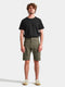 ADRIAN USX - Short - Slijtvaste waterafstotende stof - Fog Green