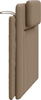 vidaXL - Hoofdbordkussen - 100 - cm - kunstleer - cappuccinokleurig