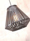 GOOD&MOJO Vloerlamp Merapi - Bamboe Zwart - 57x30x150cm - Modern - Staande lampen voor Woonkamer - Slaapkamer