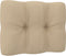 vidaXL - Palletkussens - 2 - st - stof - beige