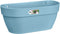 Elho Vibia Campana Wall Basket 35 - Wand Bloempot voor Buiten - 100% Gerecycled Plastic - Ø 35.0 x H 14.8 cm - Vintage blauw