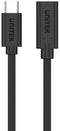 Unitek C14086BK - USB-C Kabel - 5 m - 10000 Mbit/s - Zwart