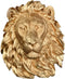 38x32 cm Grote Gouden Leeuw Hoofd Muurdecoratie Opknoping Dier Hoofd Hars Muur Ornament Woonaccessoires Gift