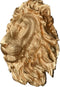 38x32 cm Grote Gouden Leeuw Hoofd Muurdecoratie Opknoping Dier Hoofd Hars Muur Ornament Woonaccessoires Gift