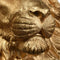 38x32 cm Grote Gouden Leeuw Hoofd Muurdecoratie Opknoping Dier Hoofd Hars Muur Ornament Woonaccessoires Gift