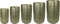 Ter Steege Bloempot Aluminium Groen D 41 cm H 72 cm
