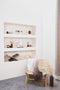 JENS Living Boekenstandaard - Boekenhouder - MDF - 33 x 29 x 19,5 cm - Zwart