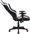 Gamestoel Tornado bureaustoel - ergonomisch verstelbaar - racing gaming stoel - zwart rood