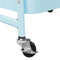 vidaXL - Opbergtrolley - 3-laags - 42x41,5x77 - cm - staal - blauw
